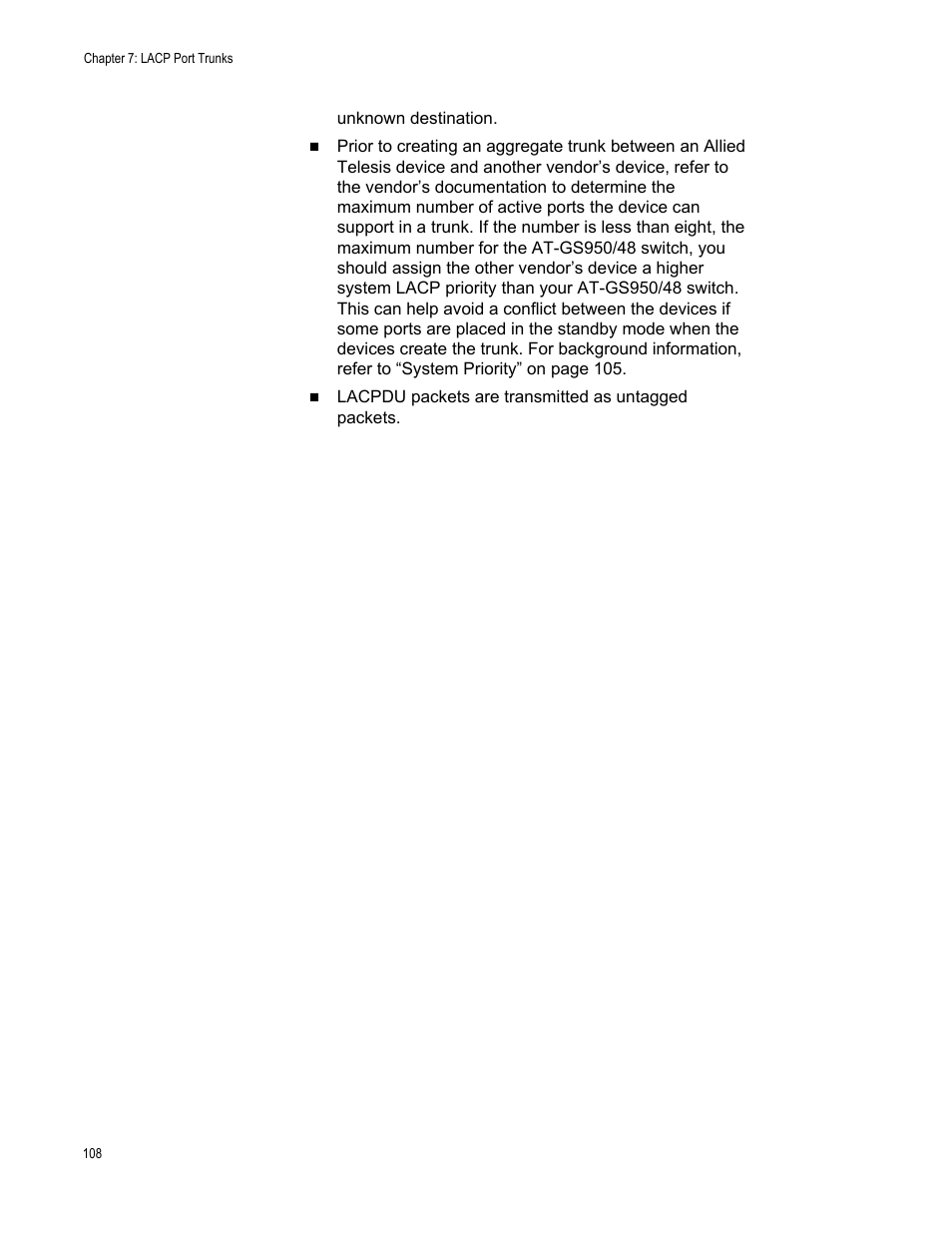 Allied Telesis AT-GS950/48 User Manual | Page 108 / 378