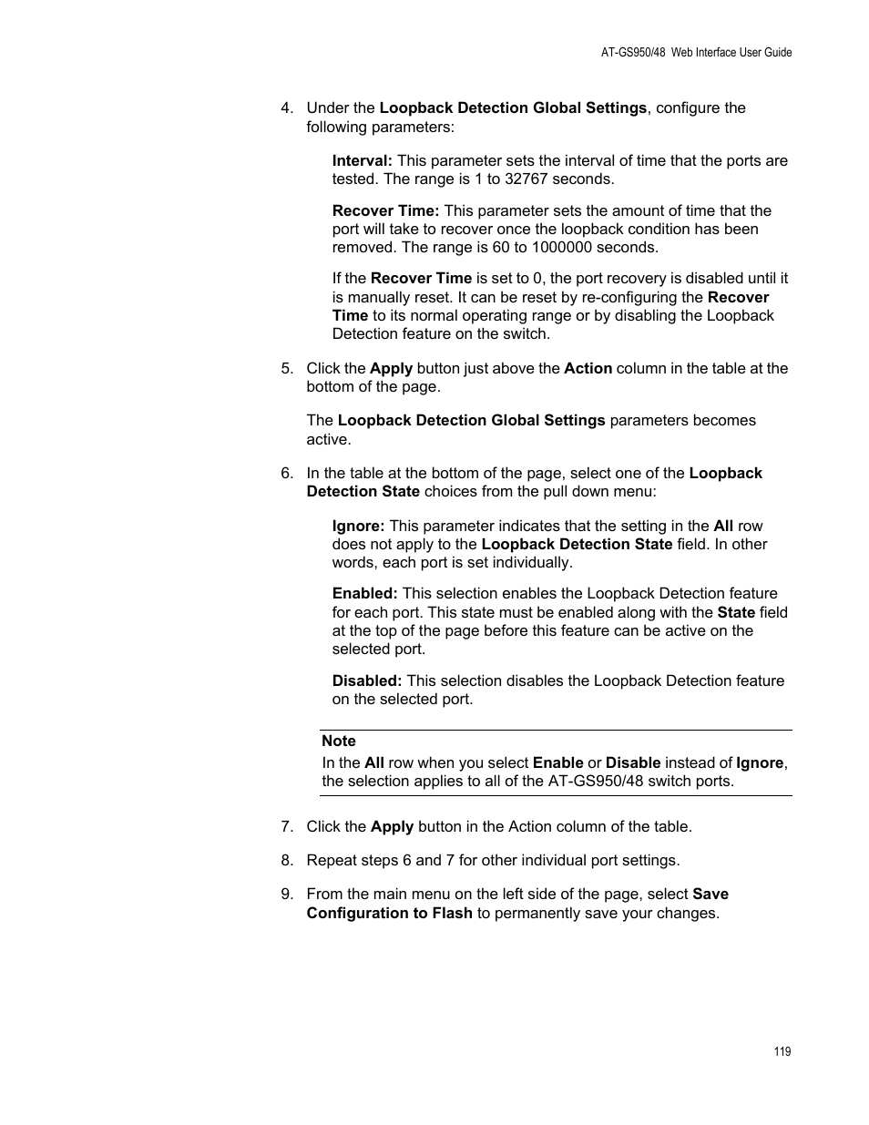 Allied Telesis AT-GS950/48 User Manual | Page 119 / 378