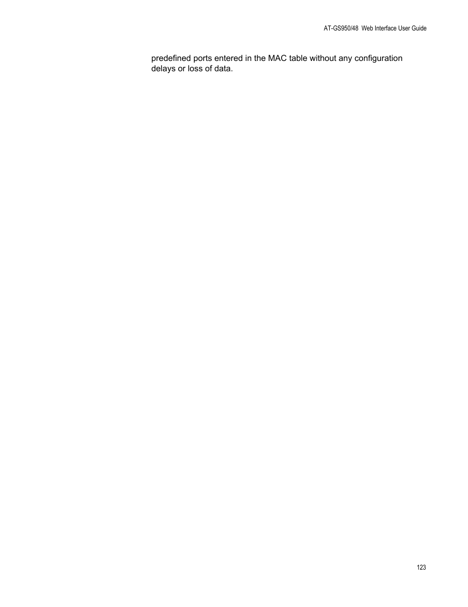 Allied Telesis AT-GS950/48 User Manual | Page 123 / 378