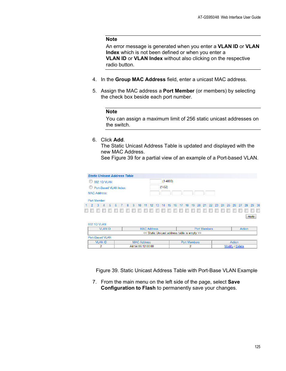 Allied Telesis AT-GS950/48 User Manual | Page 125 / 378