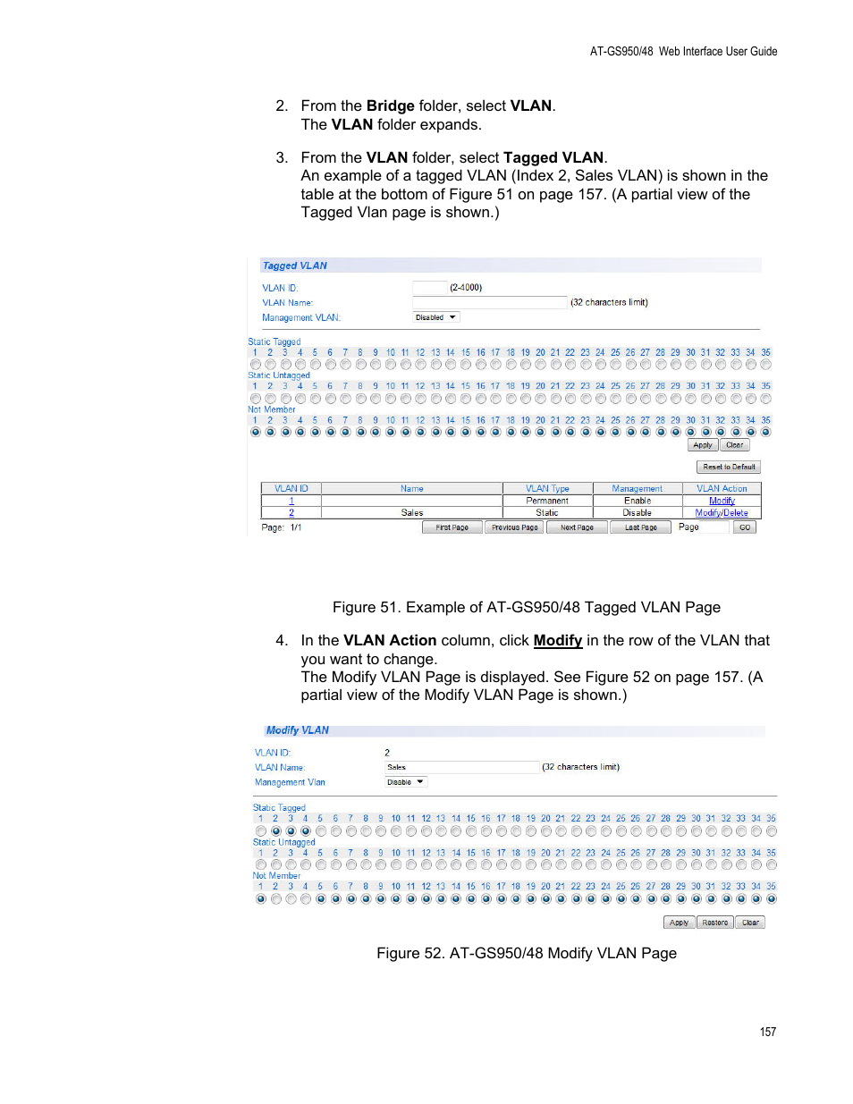Allied Telesis AT-GS950/48 User Manual | Page 157 / 378