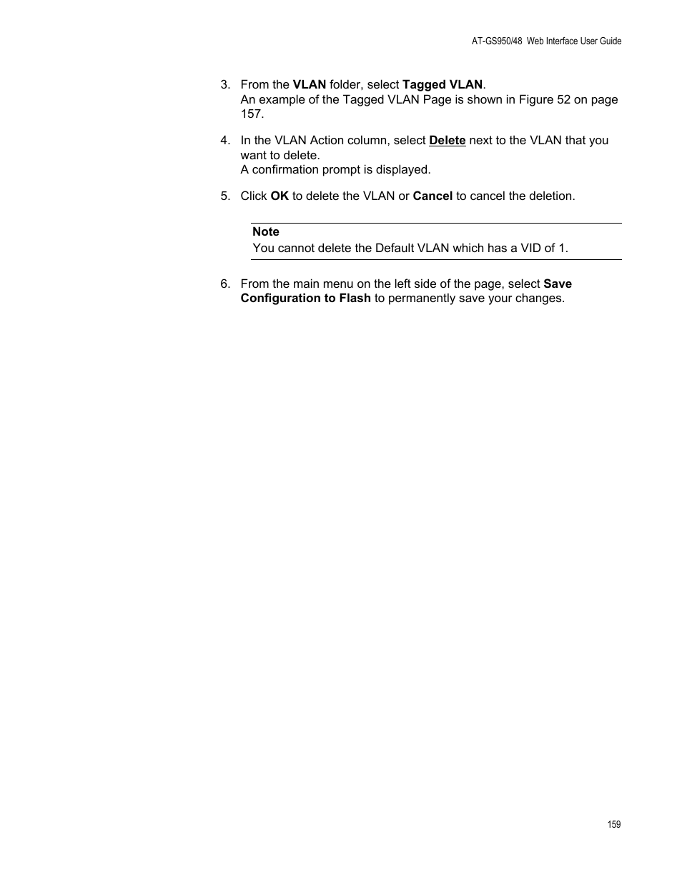 Allied Telesis AT-GS950/48 User Manual | Page 159 / 378