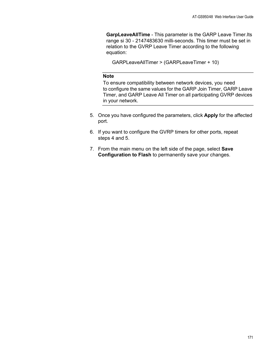 Allied Telesis AT-GS950/48 User Manual | Page 171 / 378