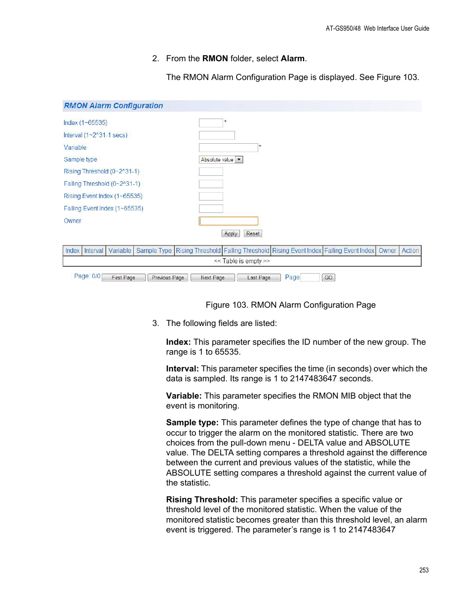 Allied Telesis AT-GS950/48 User Manual | Page 253 / 378