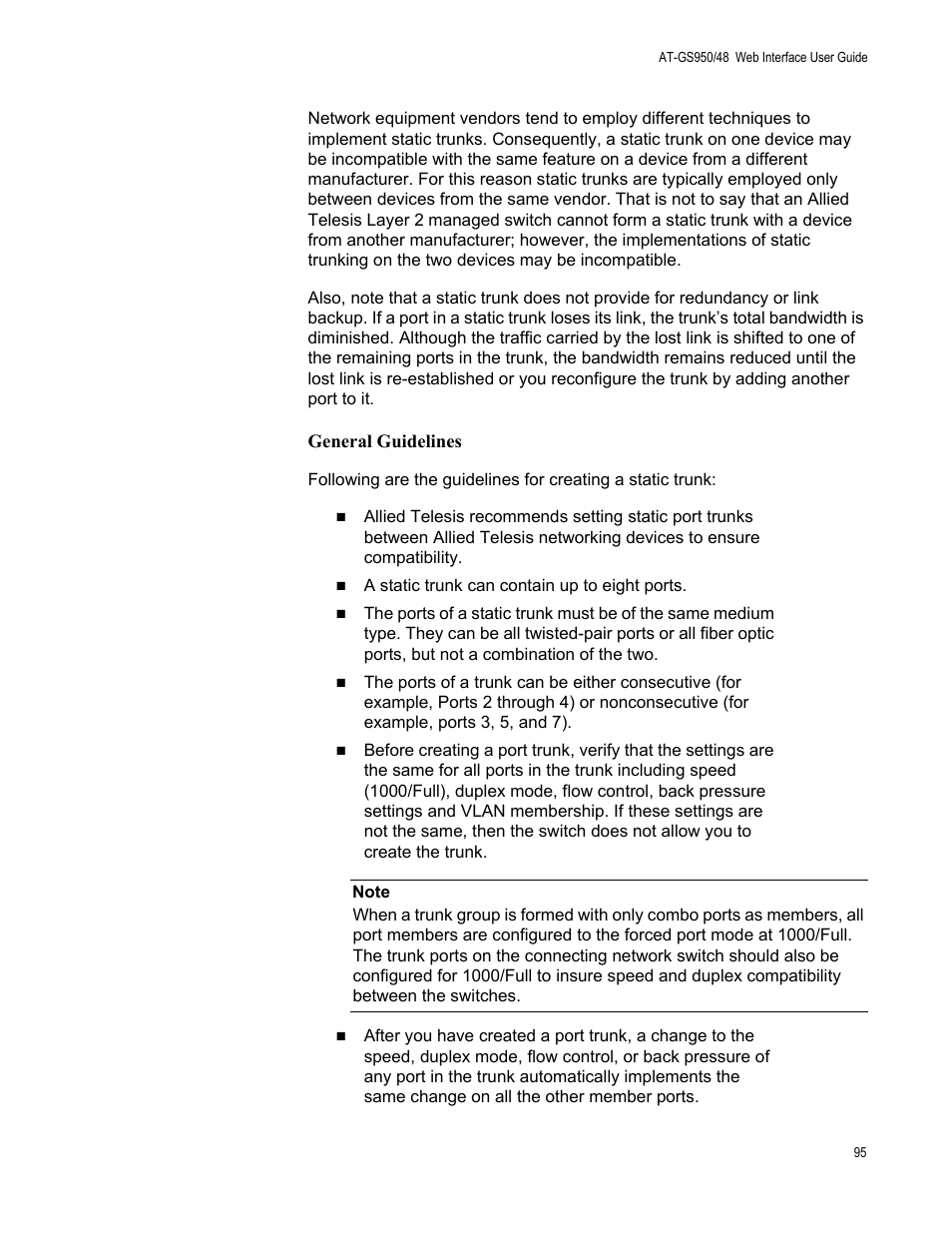 Allied Telesis AT-GS950/48 User Manual | Page 95 / 378