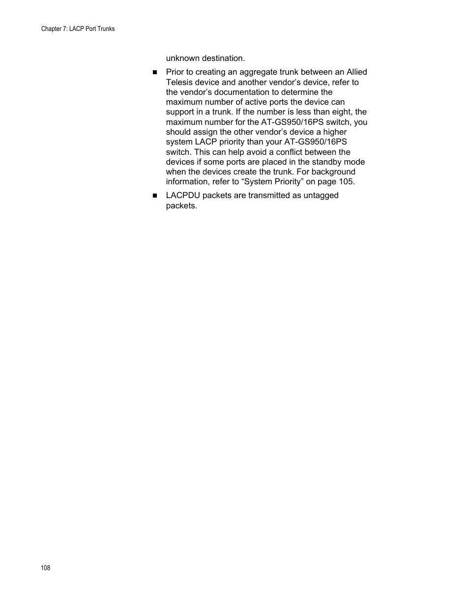 Allied Telesis AT-GS950/16PS User Manual | Page 108 / 386