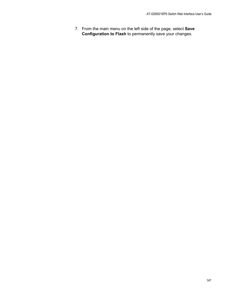 Allied Telesis AT-GS950/16PS User Manual | Page 147 / 386