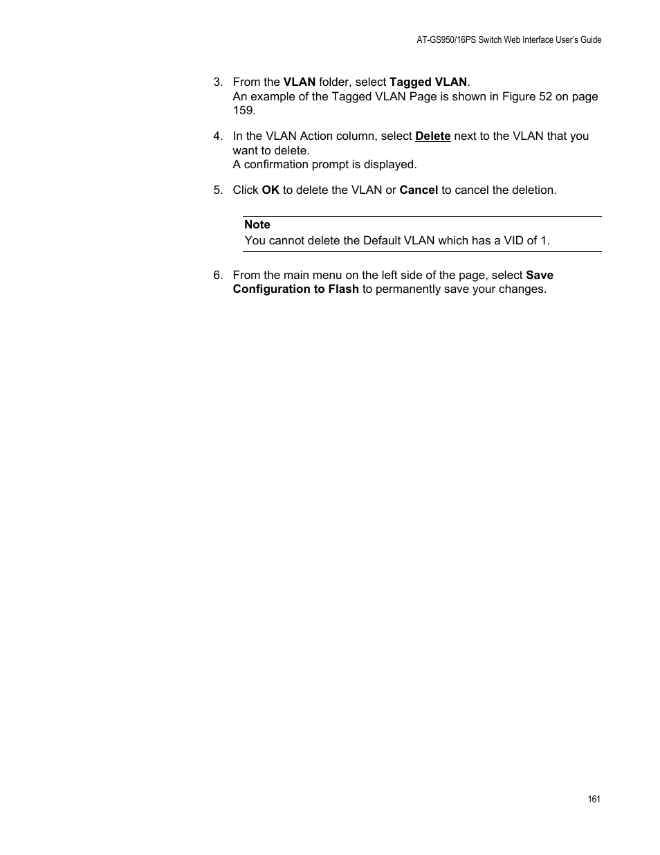 Allied Telesis AT-GS950/16PS User Manual | Page 161 / 386