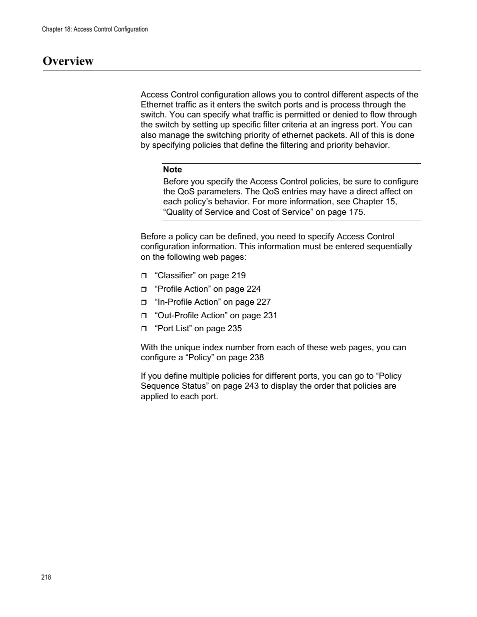 Overview | Allied Telesis AT-GS950/16PS User Manual | Page 218 / 386