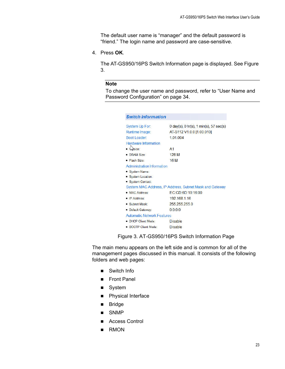 Allied Telesis AT-GS950/16PS User Manual | Page 23 / 386
