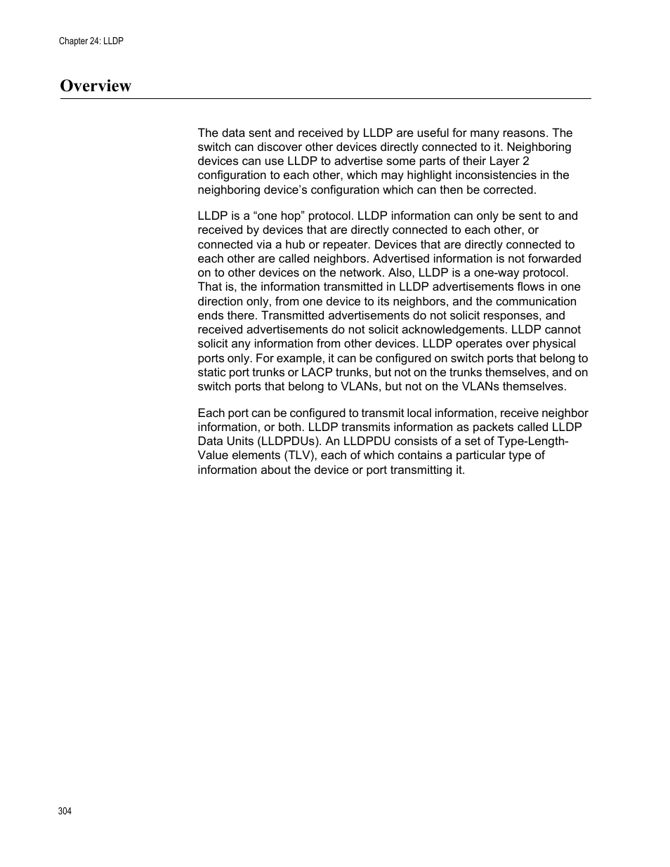 Overview | Allied Telesis AT-GS950/16PS User Manual | Page 304 / 386
