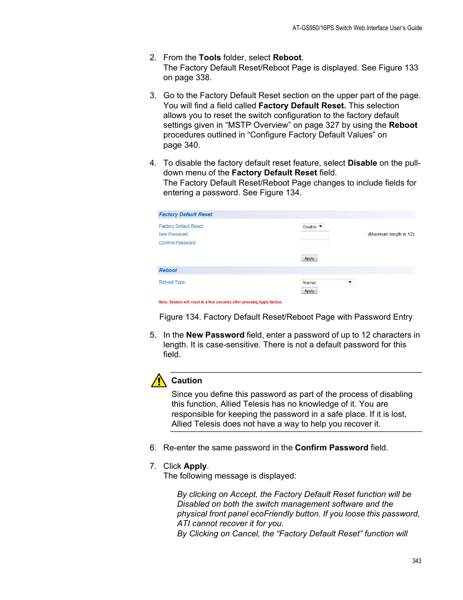 Allied Telesis AT-GS950/16PS User Manual | Page 343 / 386