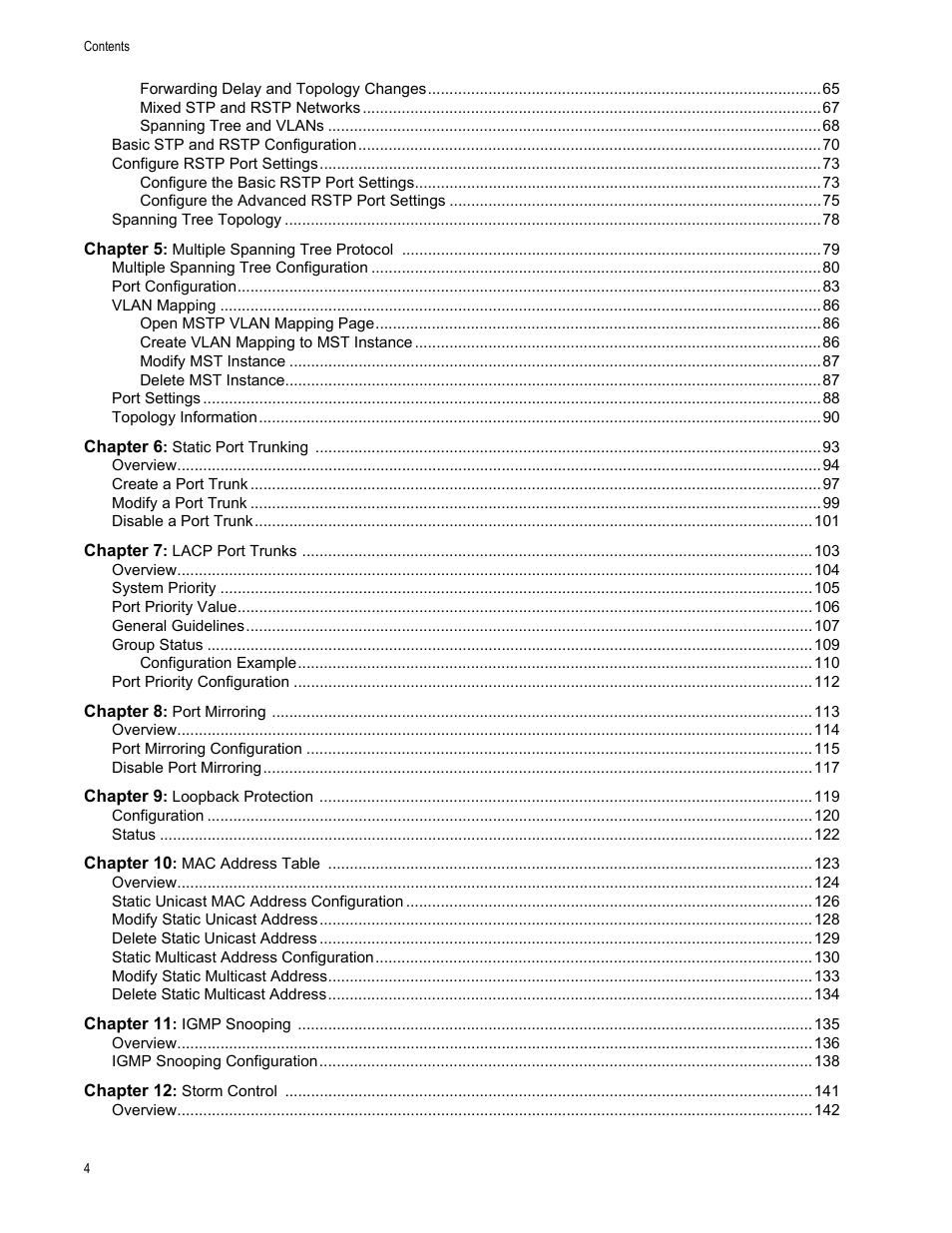 Allied Telesis AT-GS950/16PS User Manual | Page 4 / 386