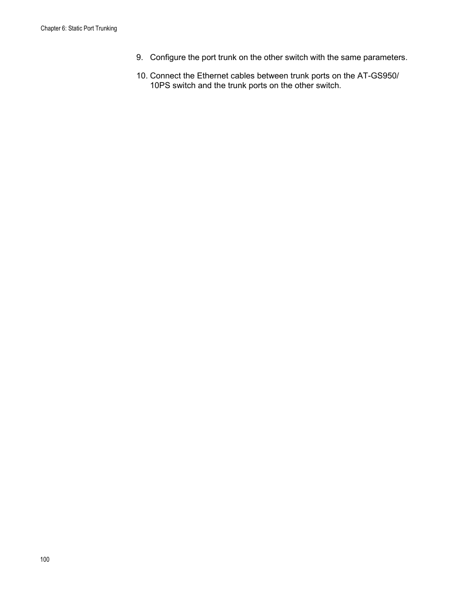 Allied Telesis AT-GS950/10PS User Manual | Page 100 / 386