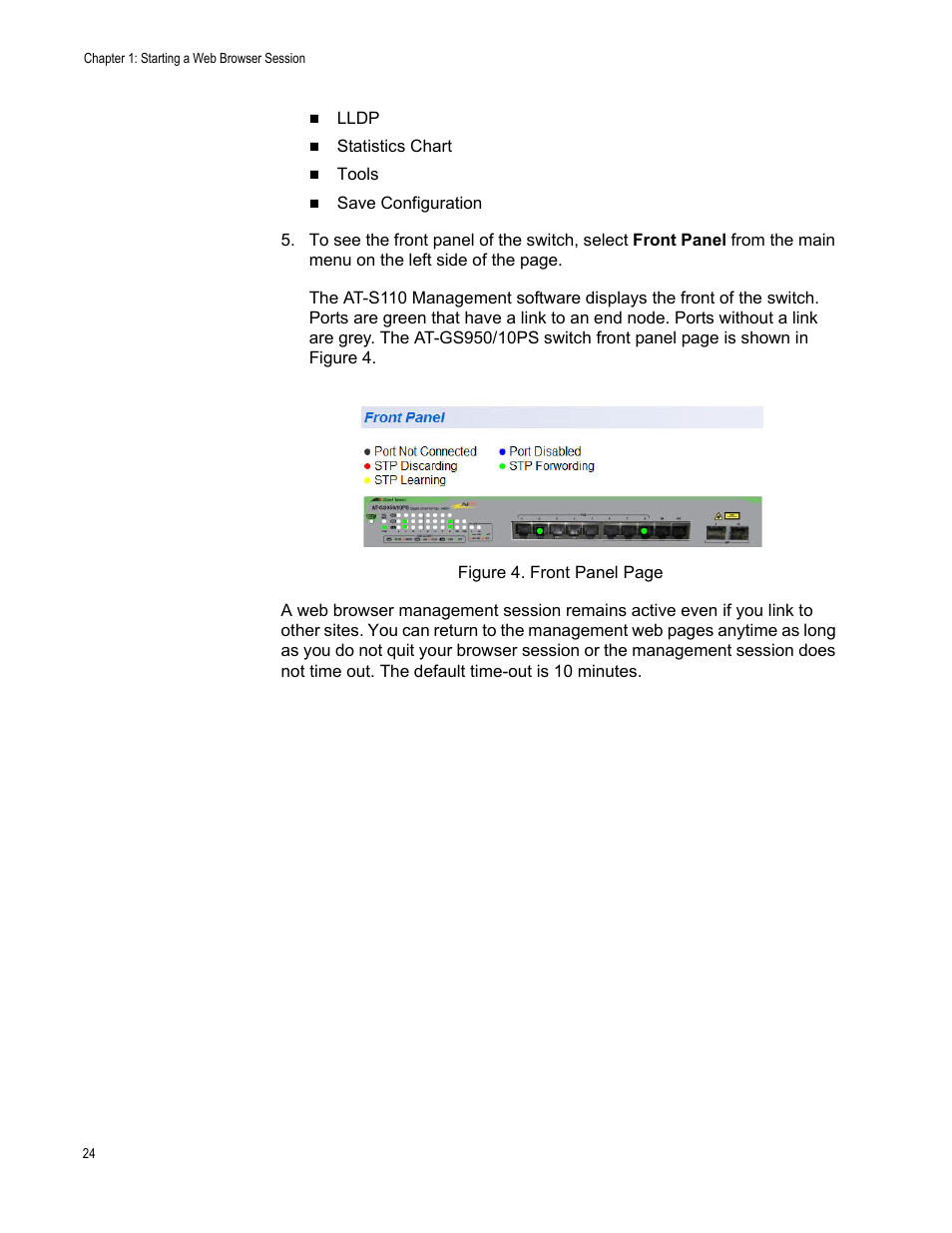 Allied Telesis AT-GS950/10PS User Manual | Page 24 / 386