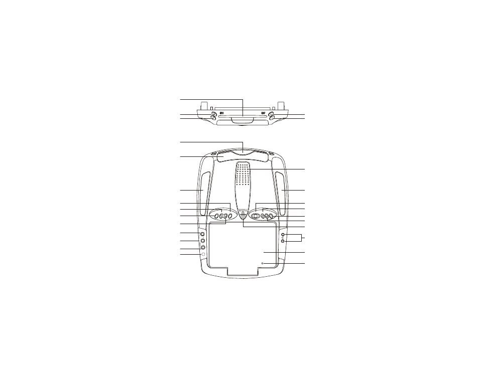Controls and indicators diagram, O n o ff auto | Audiovox PROV716T User Manual | Page 4 / 31