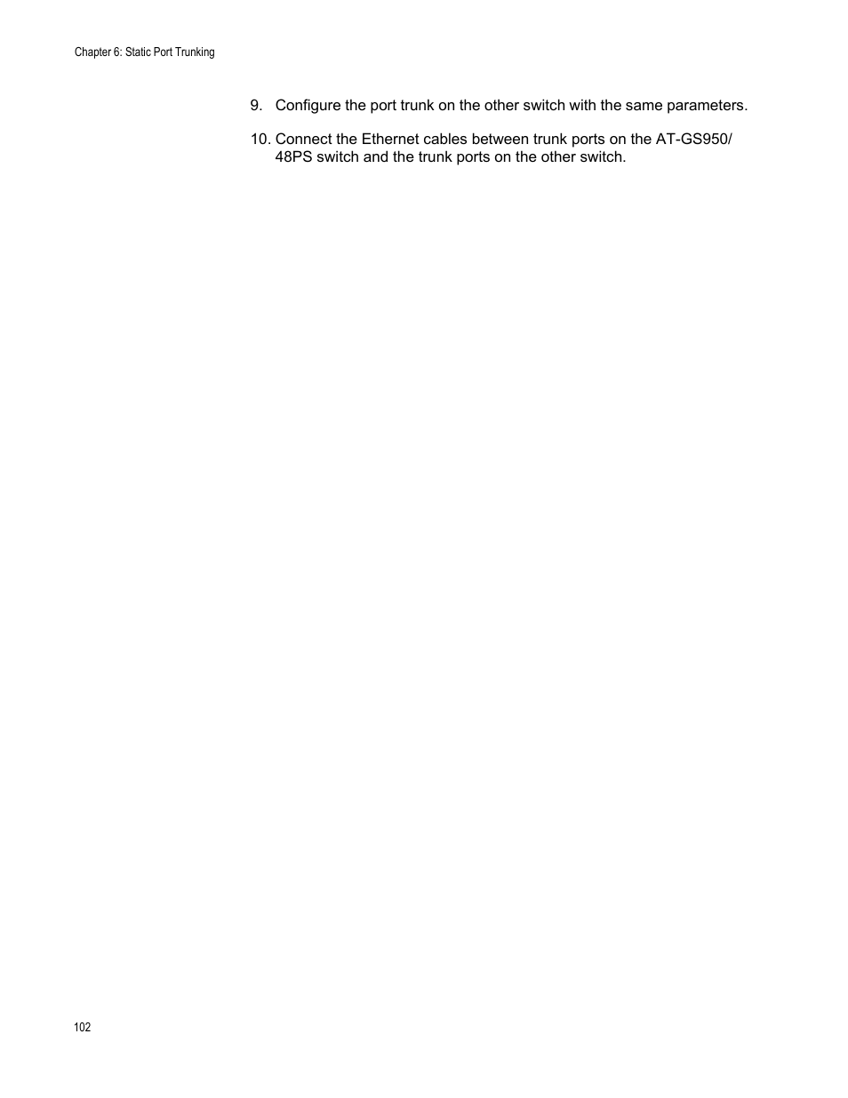 Allied Telesis AT-GS950/48PS User Manual | Page 102 / 386