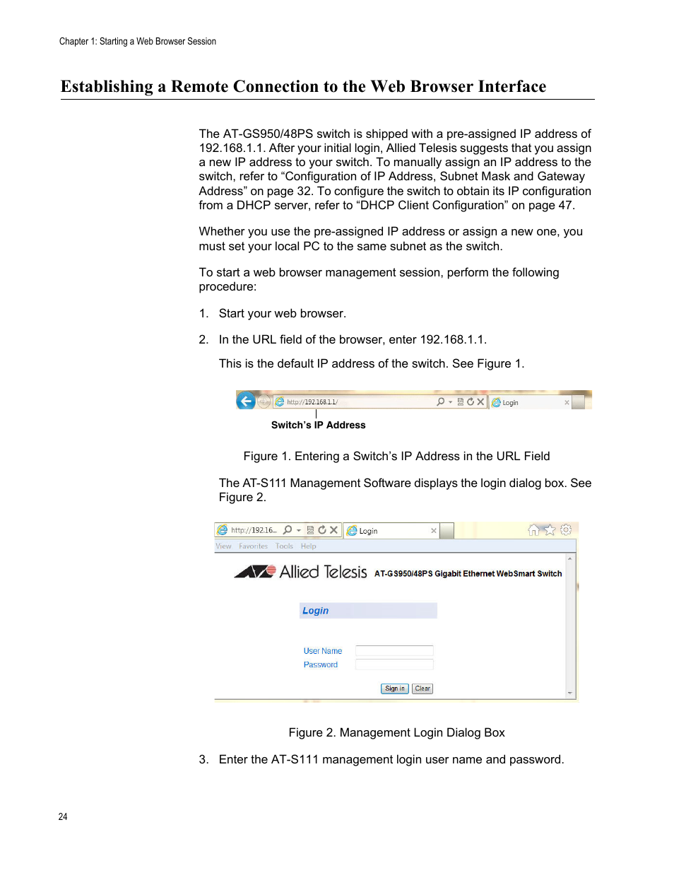 Allied Telesis AT-GS950/48PS User Manual | Page 24 / 386
