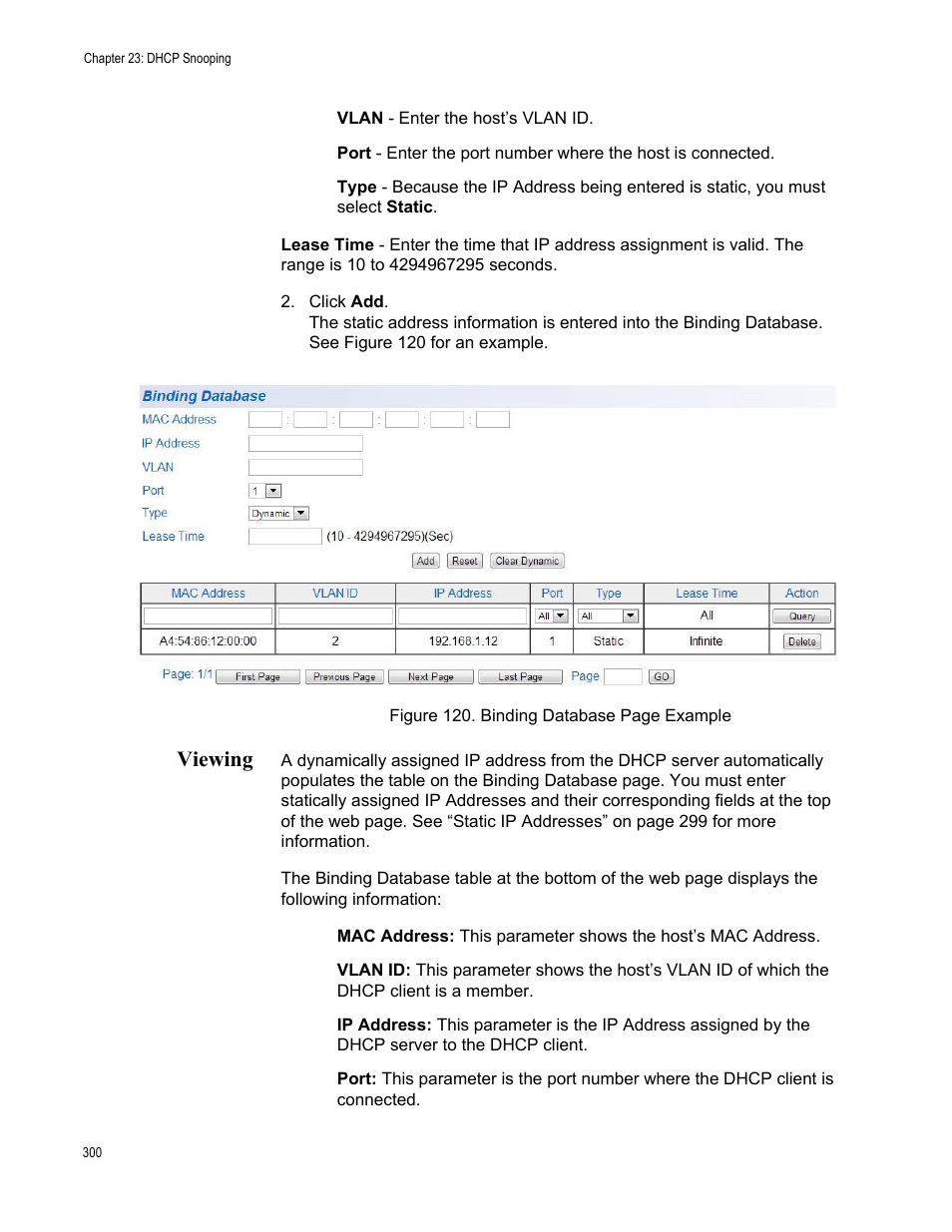 Viewing | Allied Telesis AT-GS950/48PS User Manual | Page 300 / 386