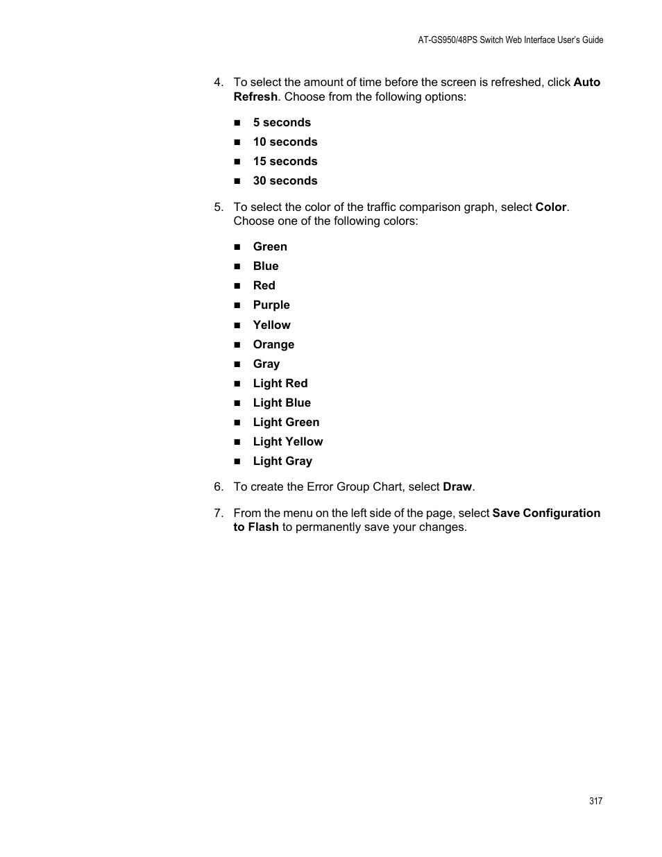 Allied Telesis AT-GS950/48PS User Manual | Page 317 / 386