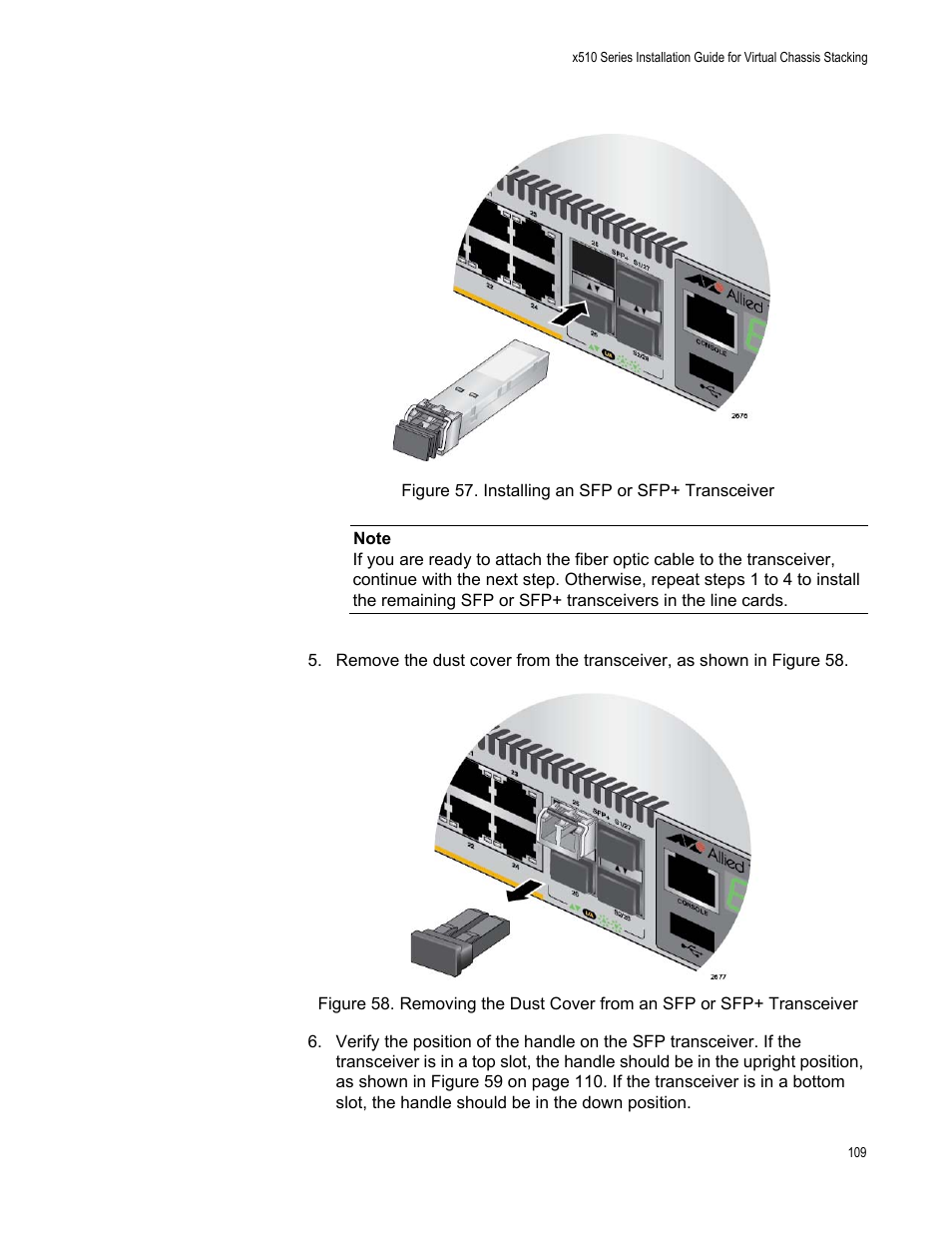 Allied Telesis x510 Series User Manual | Page 109 / 122