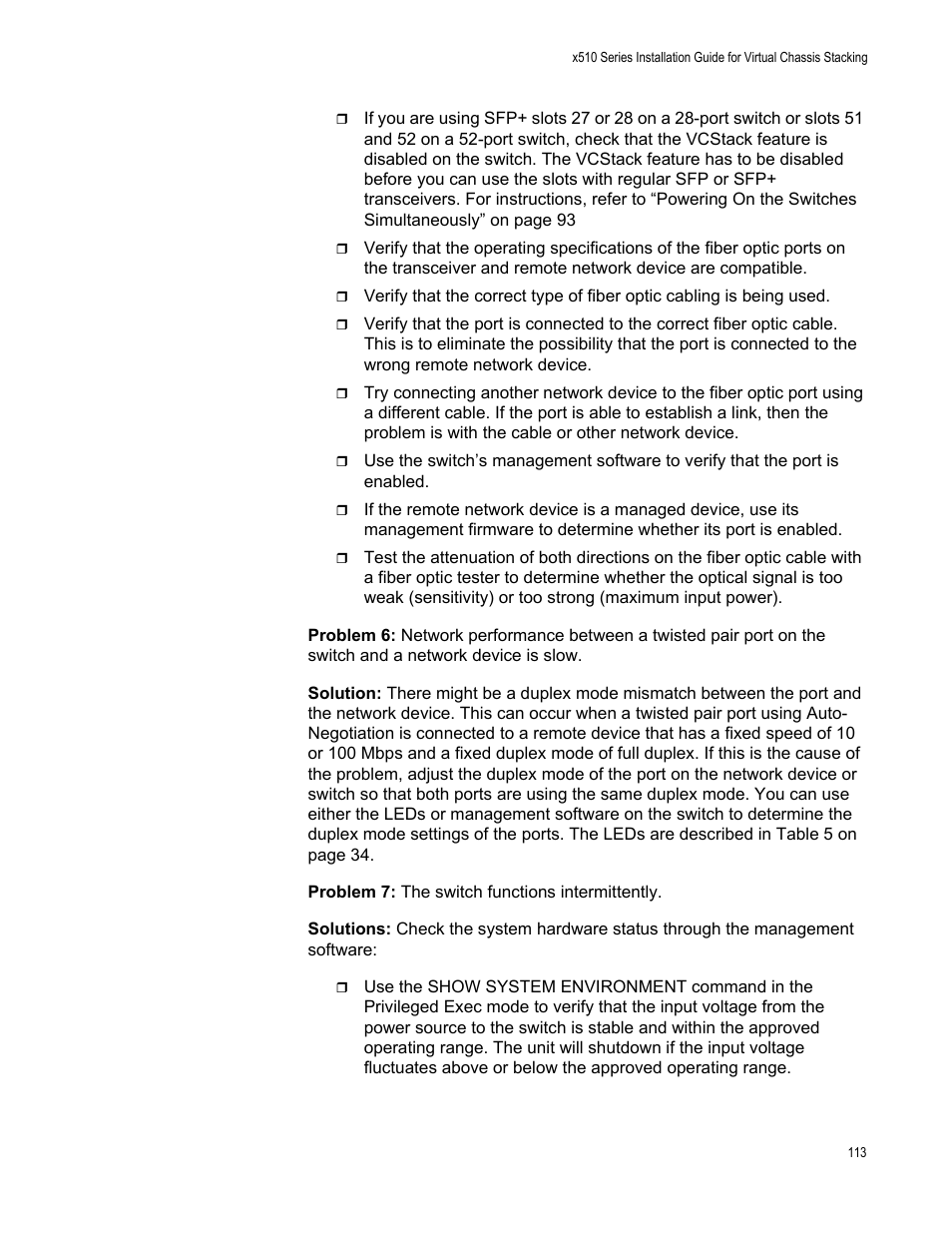 Allied Telesis x510 Series User Manual | Page 113 / 122