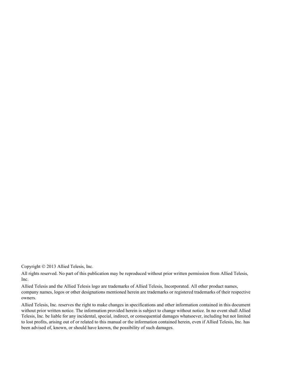 Allied Telesis x510 Series User Manual | Page 2 / 122