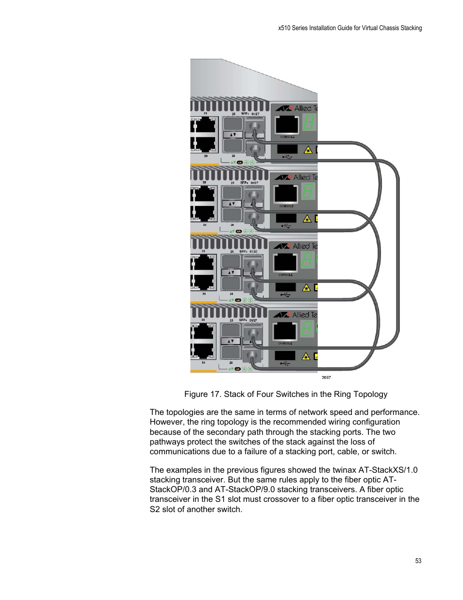 Allied Telesis x510 Series User Manual | Page 53 / 122