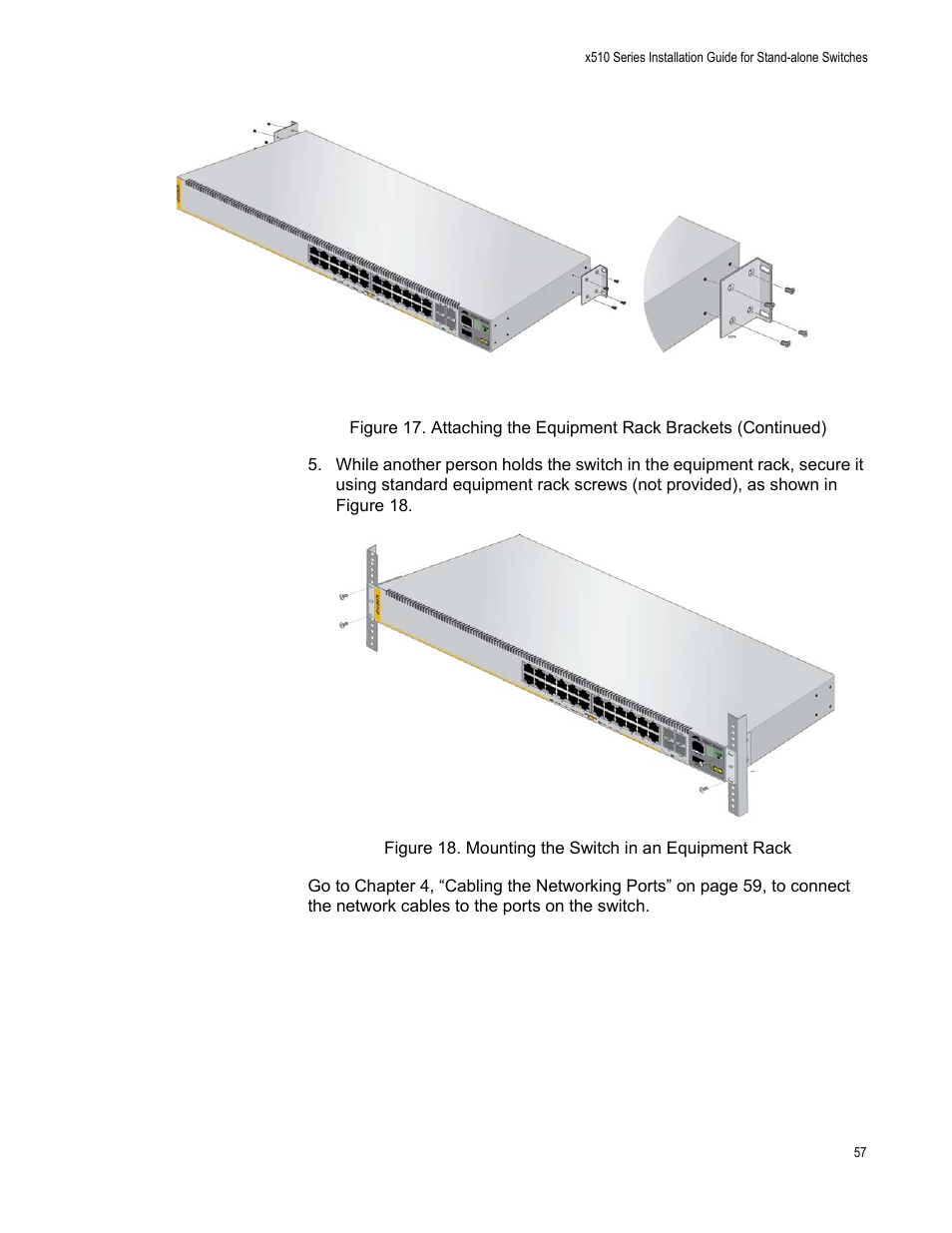 Allied Telesis x510 Series User Manual | Page 57 / 90