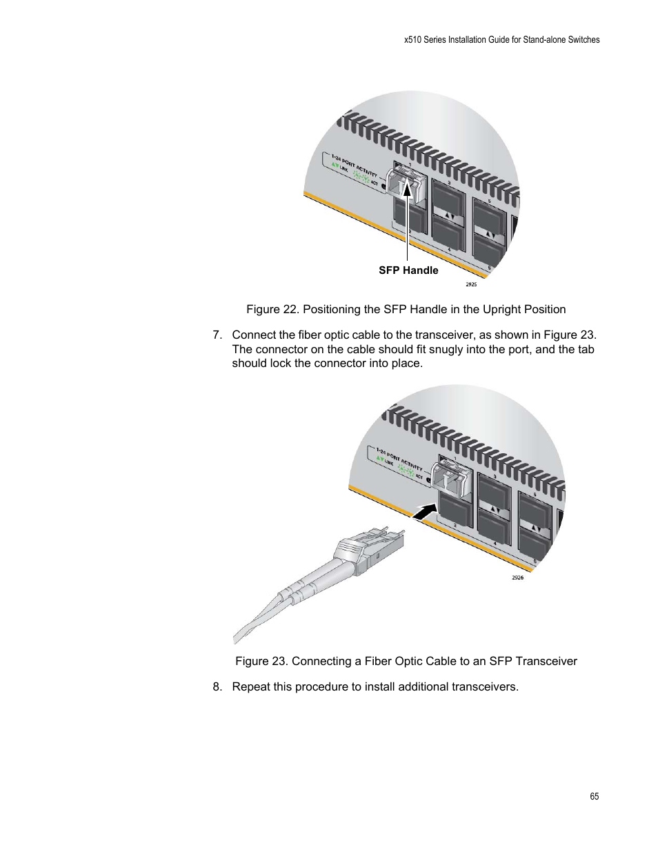 Allied Telesis x510 Series User Manual | Page 65 / 90