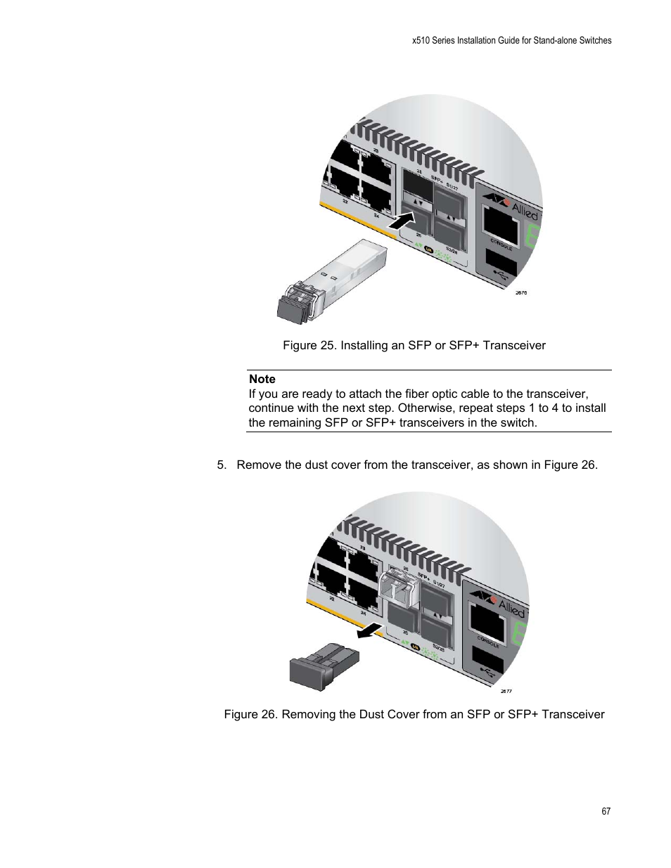 Allied Telesis x510 Series User Manual | Page 67 / 90