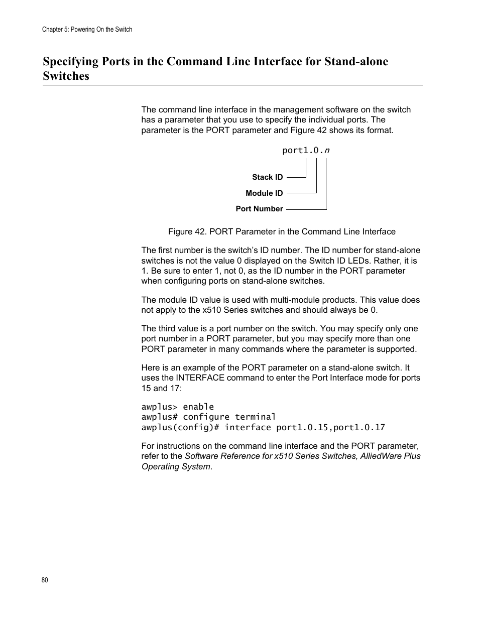 Allied Telesis x510 Series User Manual | Page 80 / 90