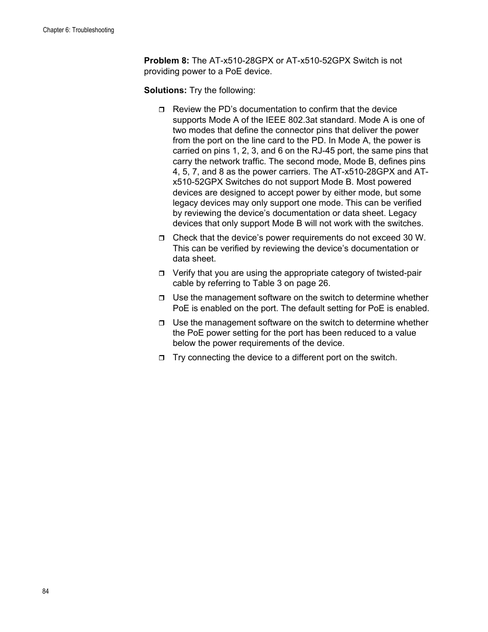 Allied Telesis x510 Series User Manual | Page 84 / 90