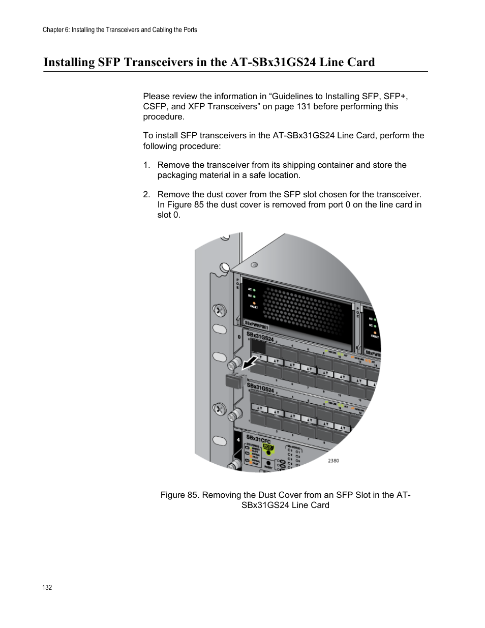 Allied Telesis SwitchBlade x3112 User Manual | Page 132 / 222