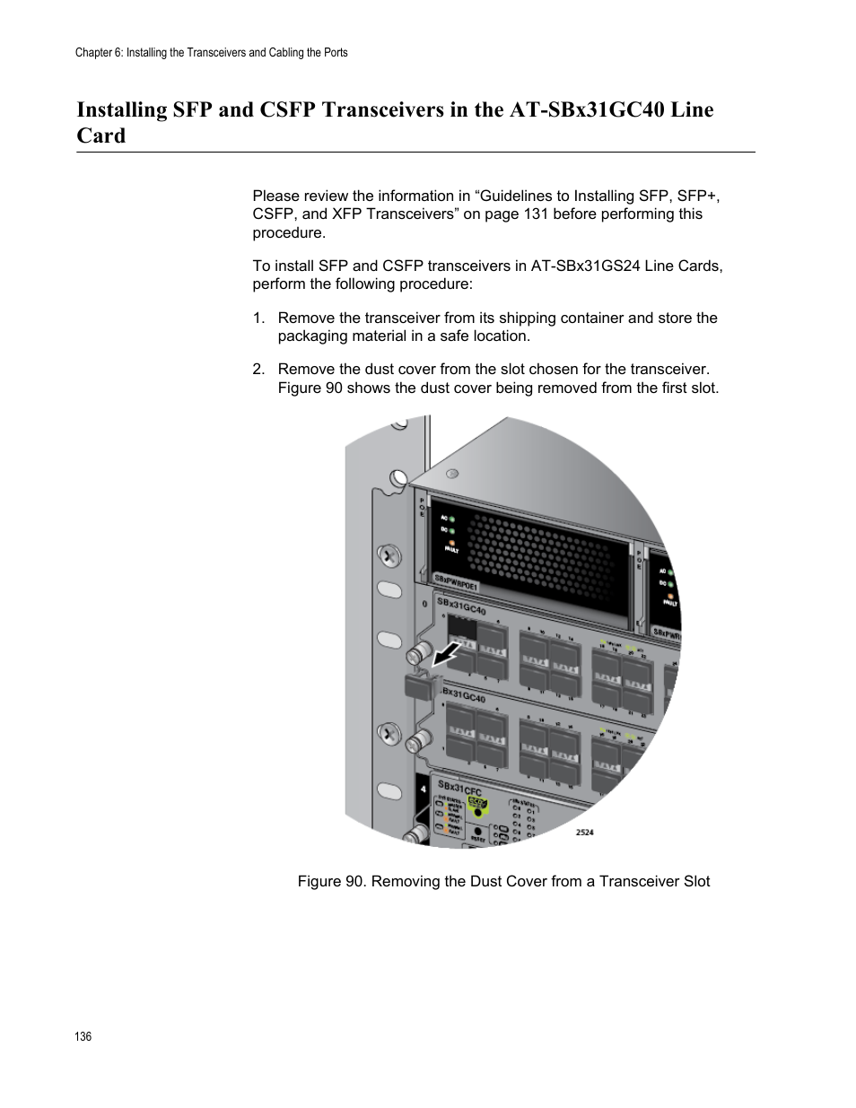 Allied Telesis SwitchBlade x3112 User Manual | Page 136 / 222
