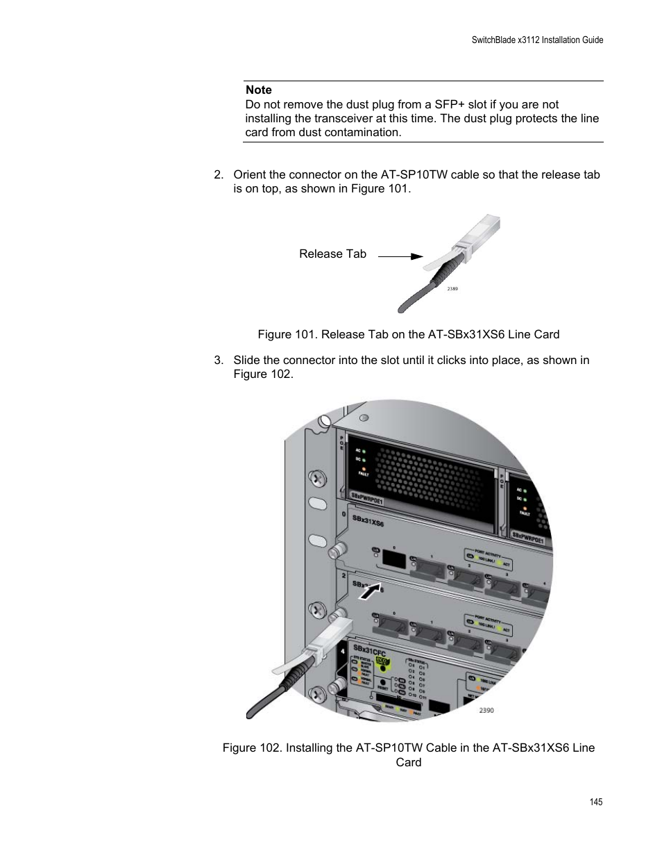 Allied Telesis SwitchBlade x3112 User Manual | Page 145 / 222