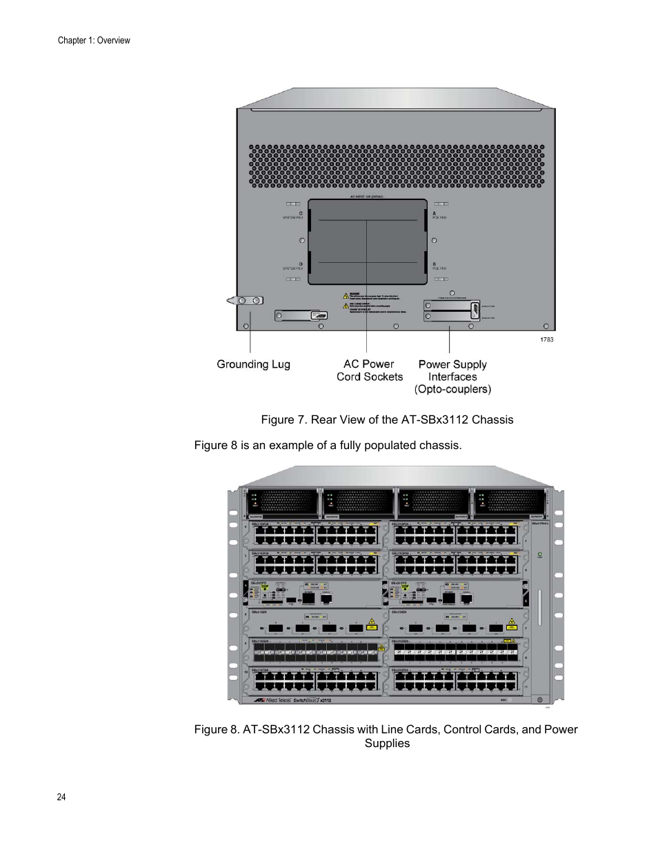 Allied Telesis SwitchBlade x3112 User Manual | Page 24 / 222