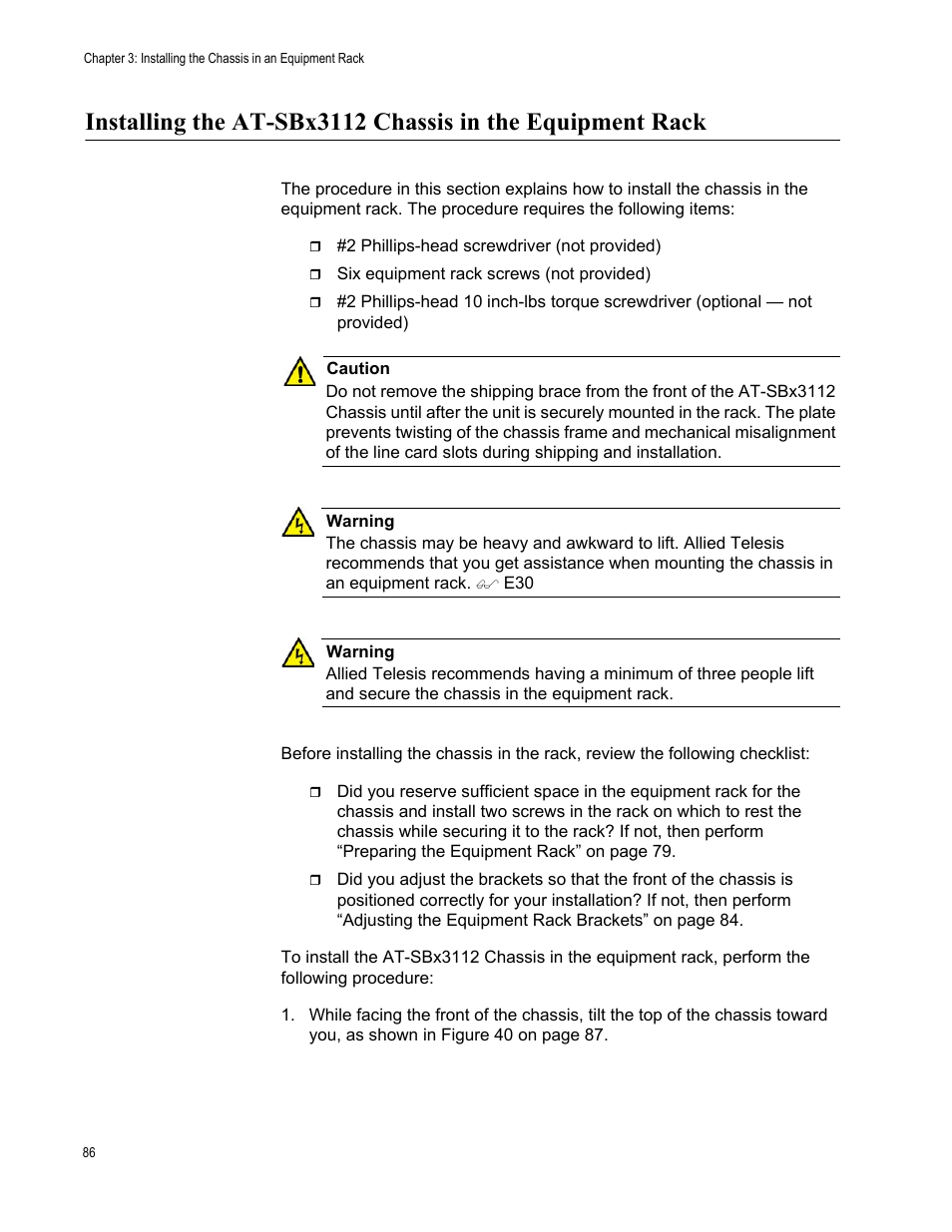 Allied Telesis SwitchBlade x3112 User Manual | Page 86 / 222