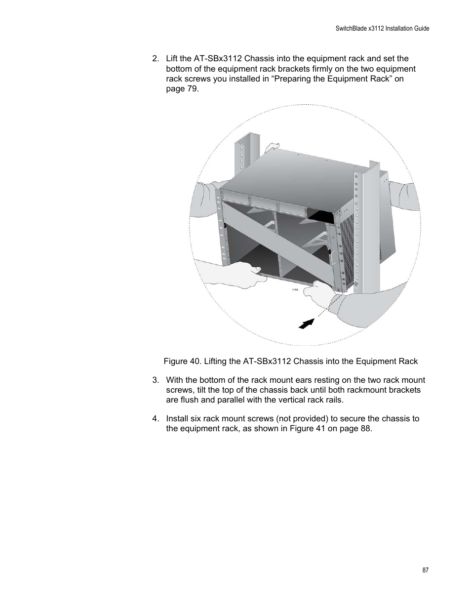 Allied Telesis SwitchBlade x3112 User Manual | Page 87 / 222