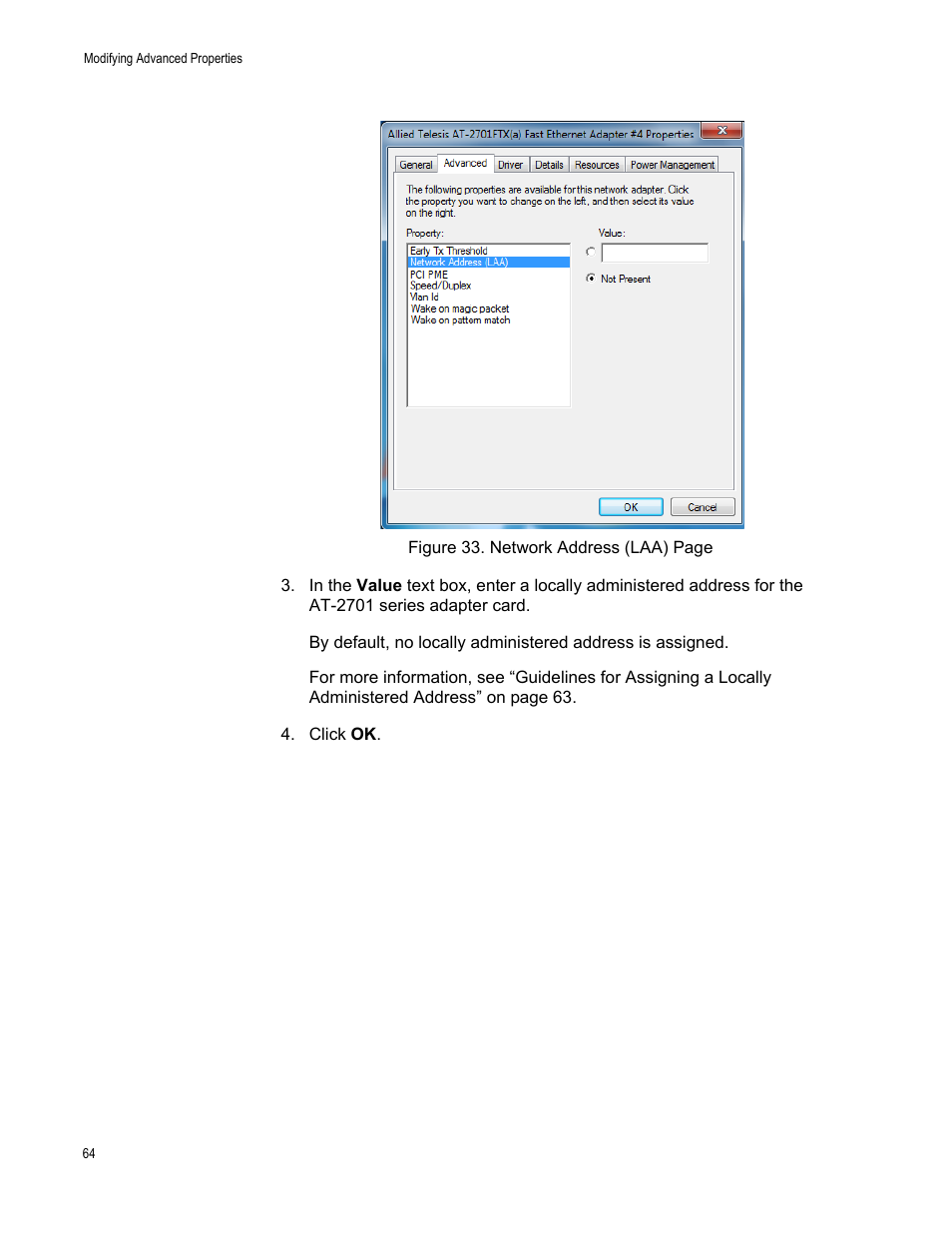Allied Telesis AT-2701 Series Adapters User Manual | Page 64 / 94