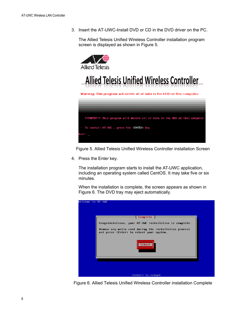 Allied Telesis AT-UWC Wireless LAN Controller User Manual | Page 8 / 33