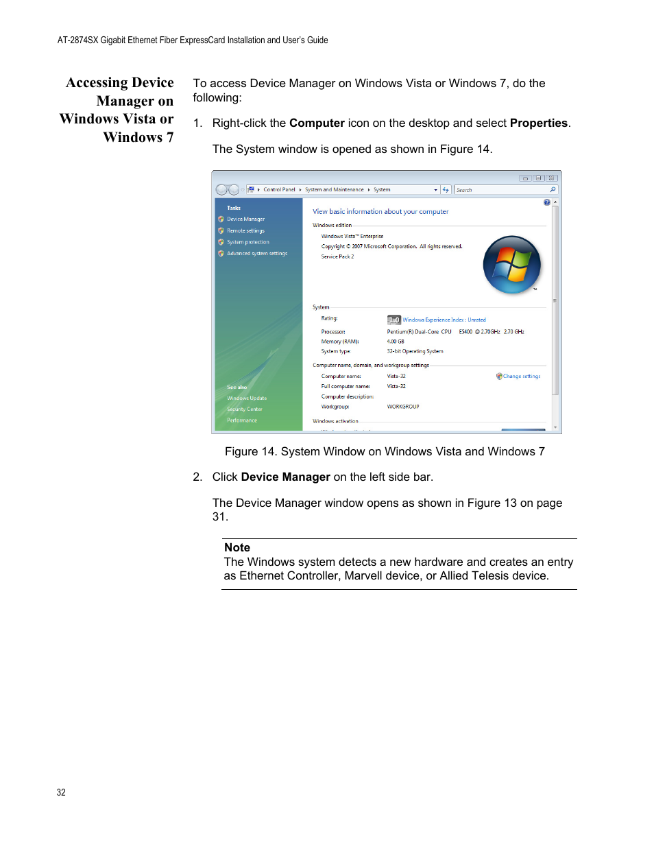 Allied Telesis AT-2874SX User Manual | Page 32 / 84