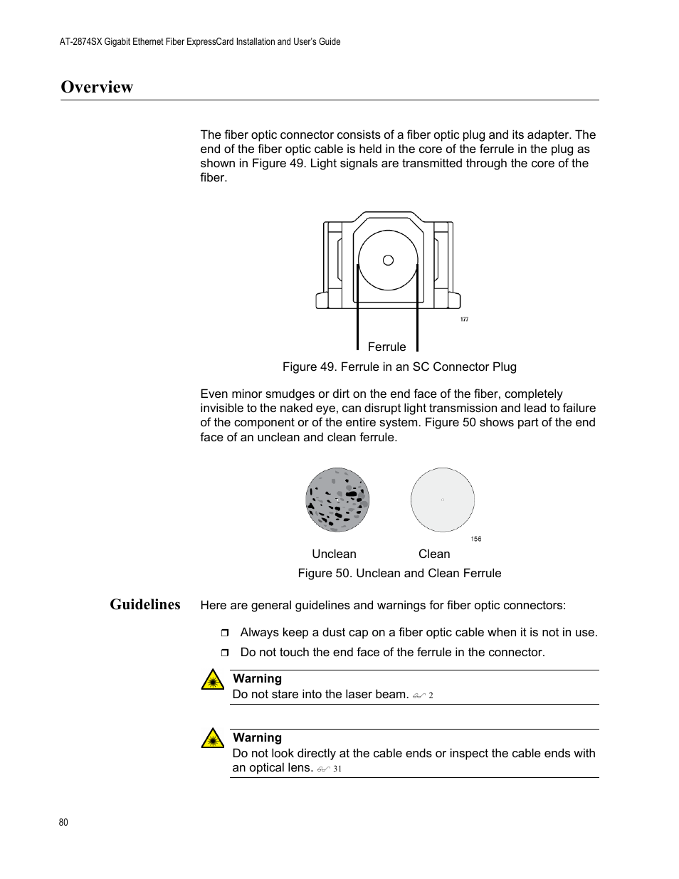 Overview, Guidelines | Allied Telesis AT-2874SX User Manual | Page 80 / 84