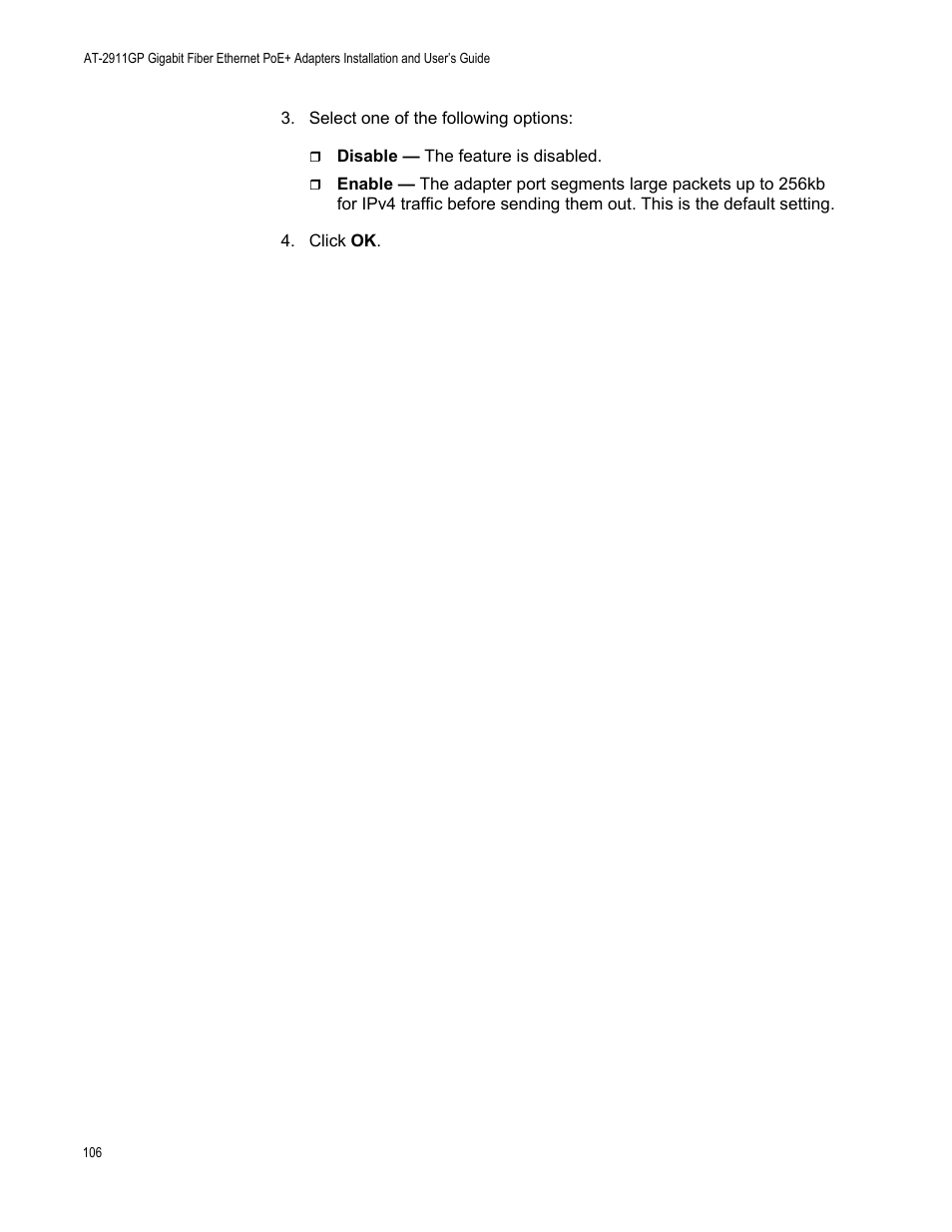 Allied Telesis AT-2911GP Network Adapters User Manual | Page 106 / 152