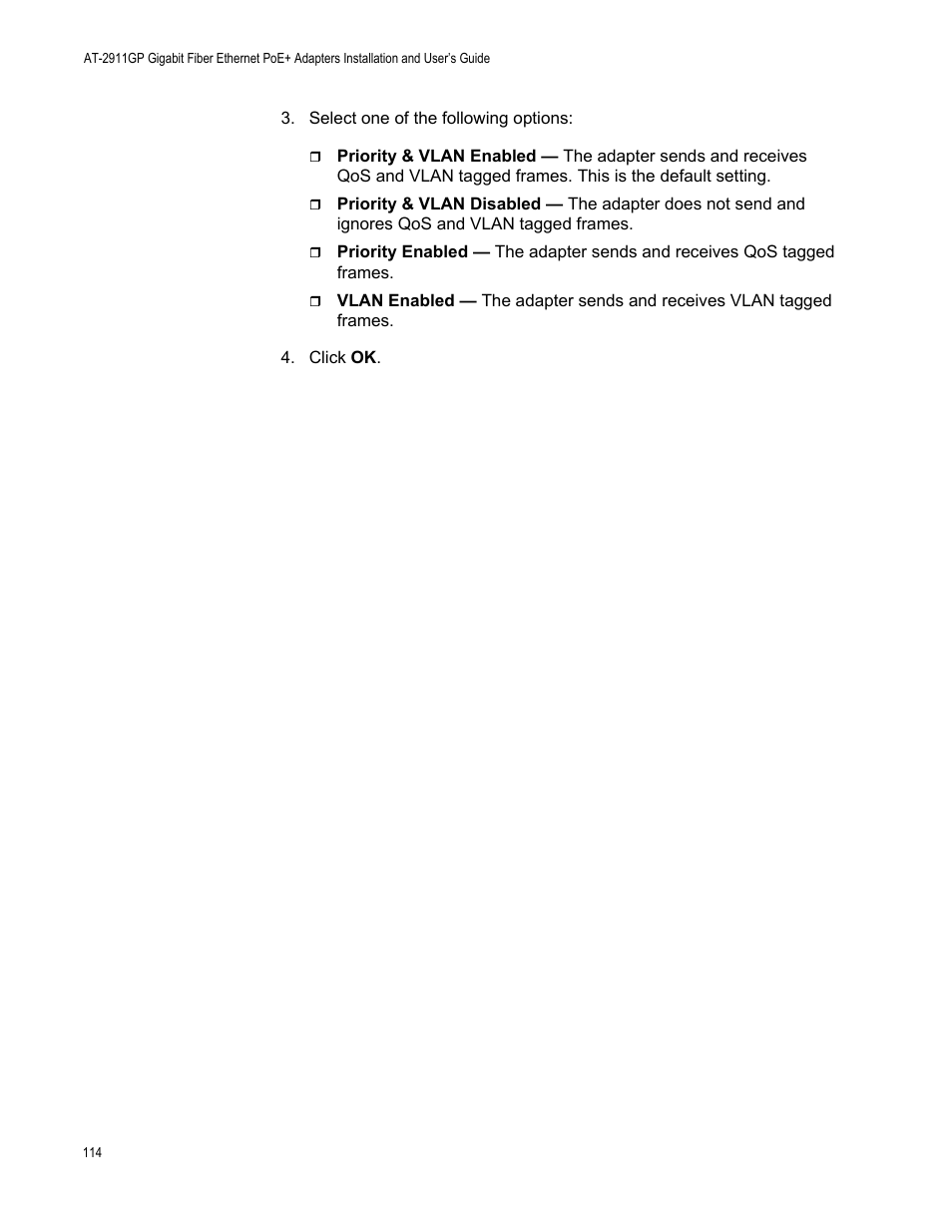 Allied Telesis AT-2911GP Network Adapters User Manual | Page 114 / 152