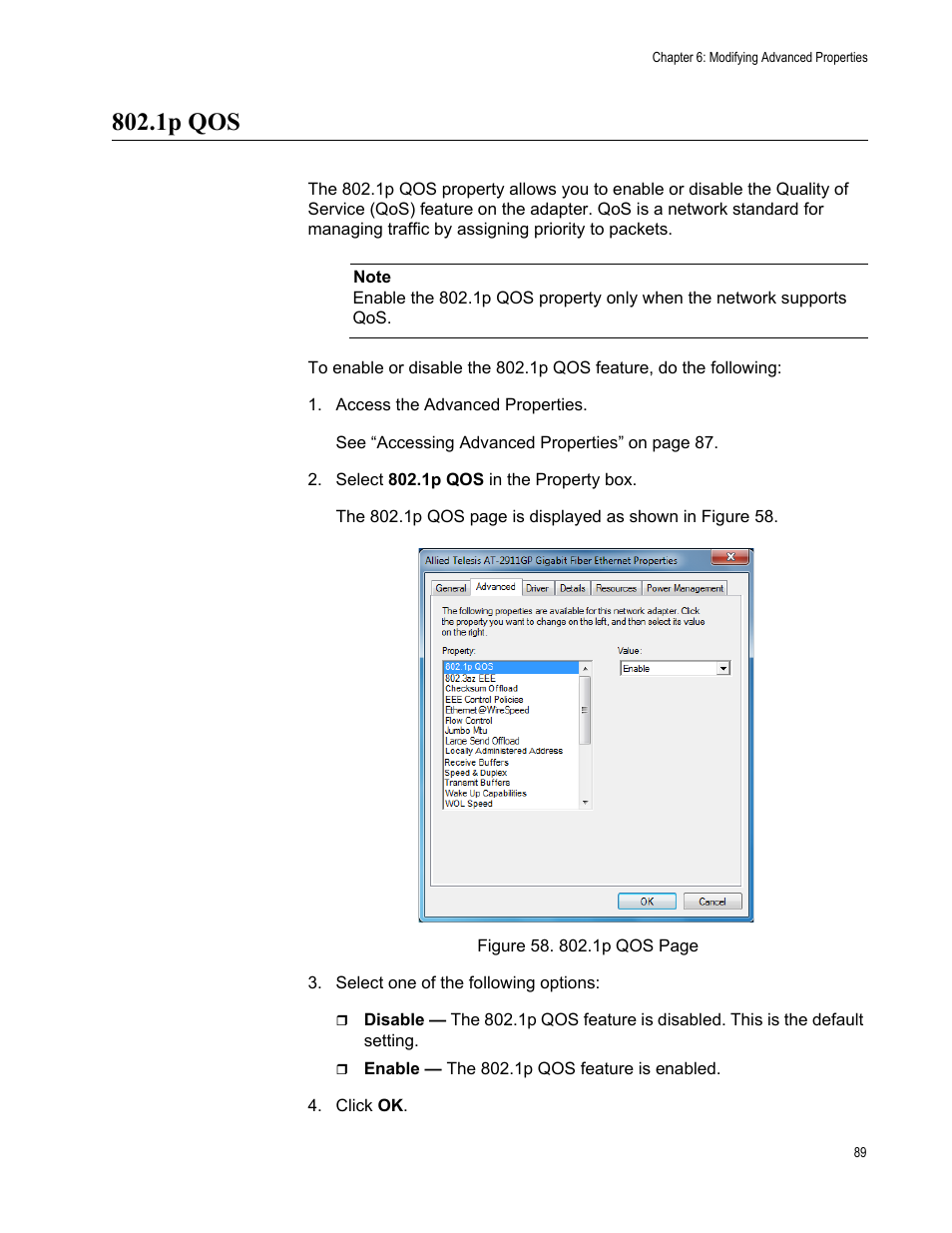 1p qos | Allied Telesis AT-2911GP Network Adapters User Manual | Page 89 / 152