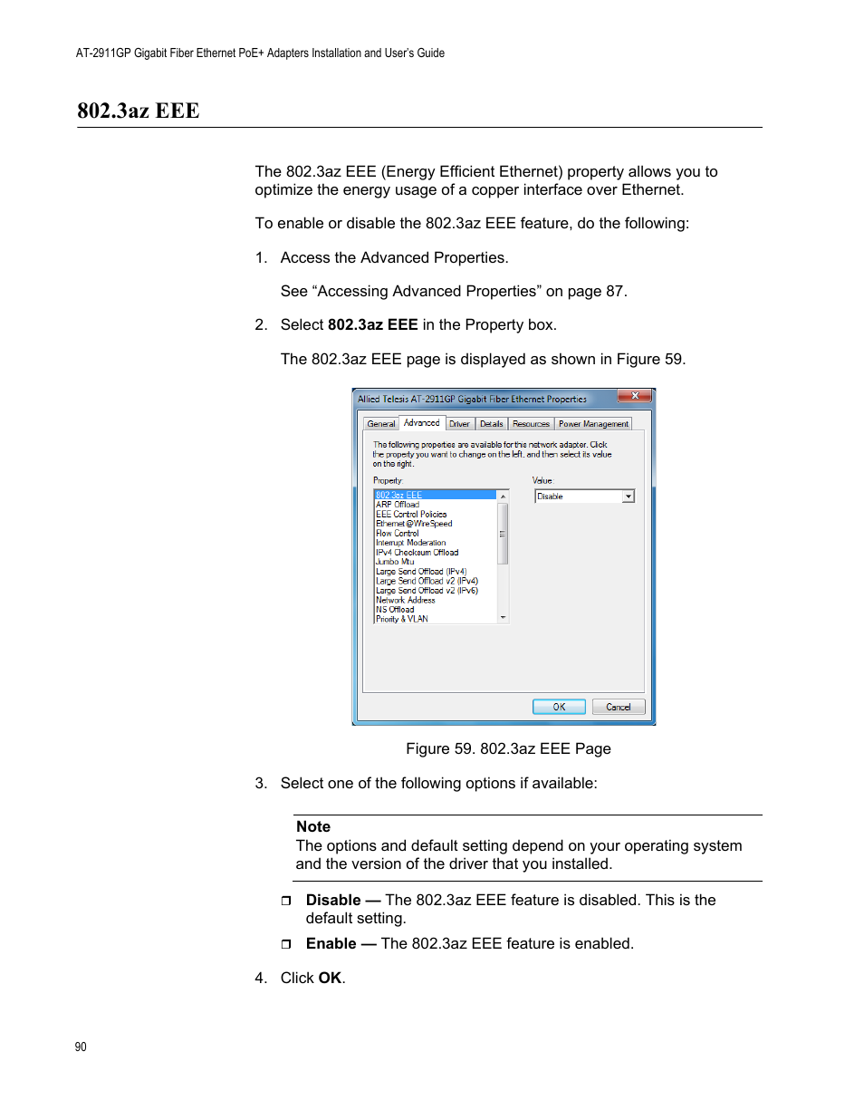 3az eee | Allied Telesis AT-2911GP Network Adapters User Manual | Page 90 / 152