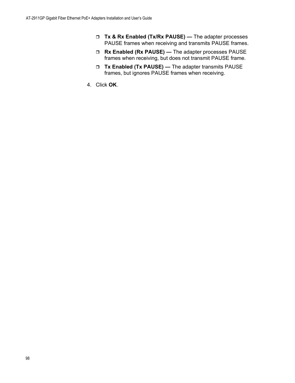 Allied Telesis AT-2911GP Network Adapters User Manual | Page 98 / 152