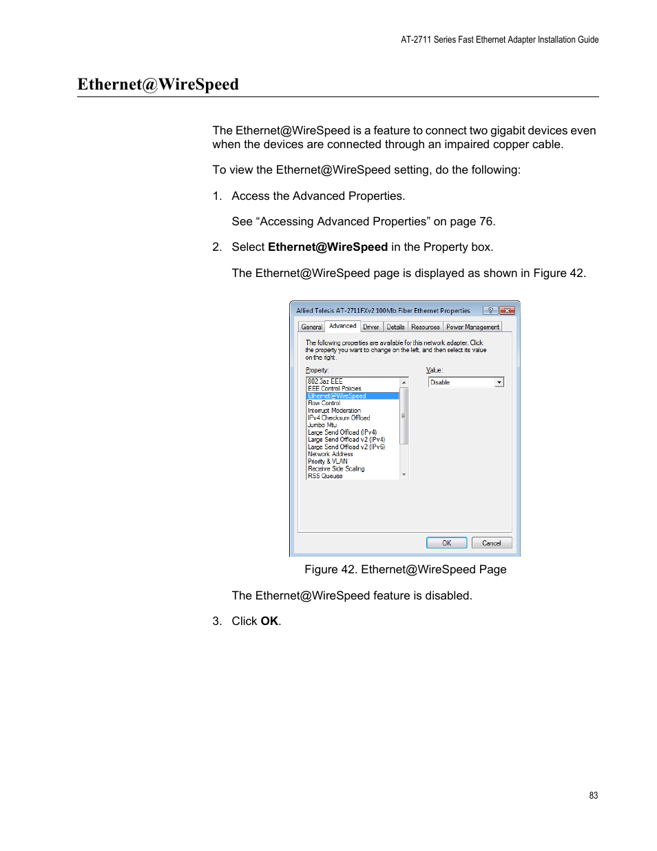Ethernet@wirespeed | Allied Telesis AT-2711 Series Adapters User Manual | Page 83 / 136