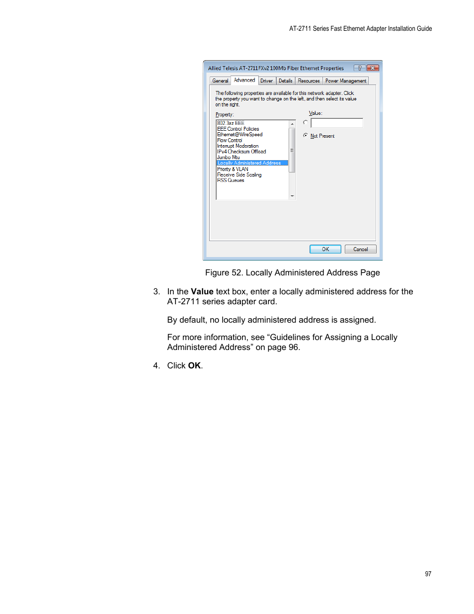 Allied Telesis AT-2711 Series Adapters User Manual | Page 97 / 136